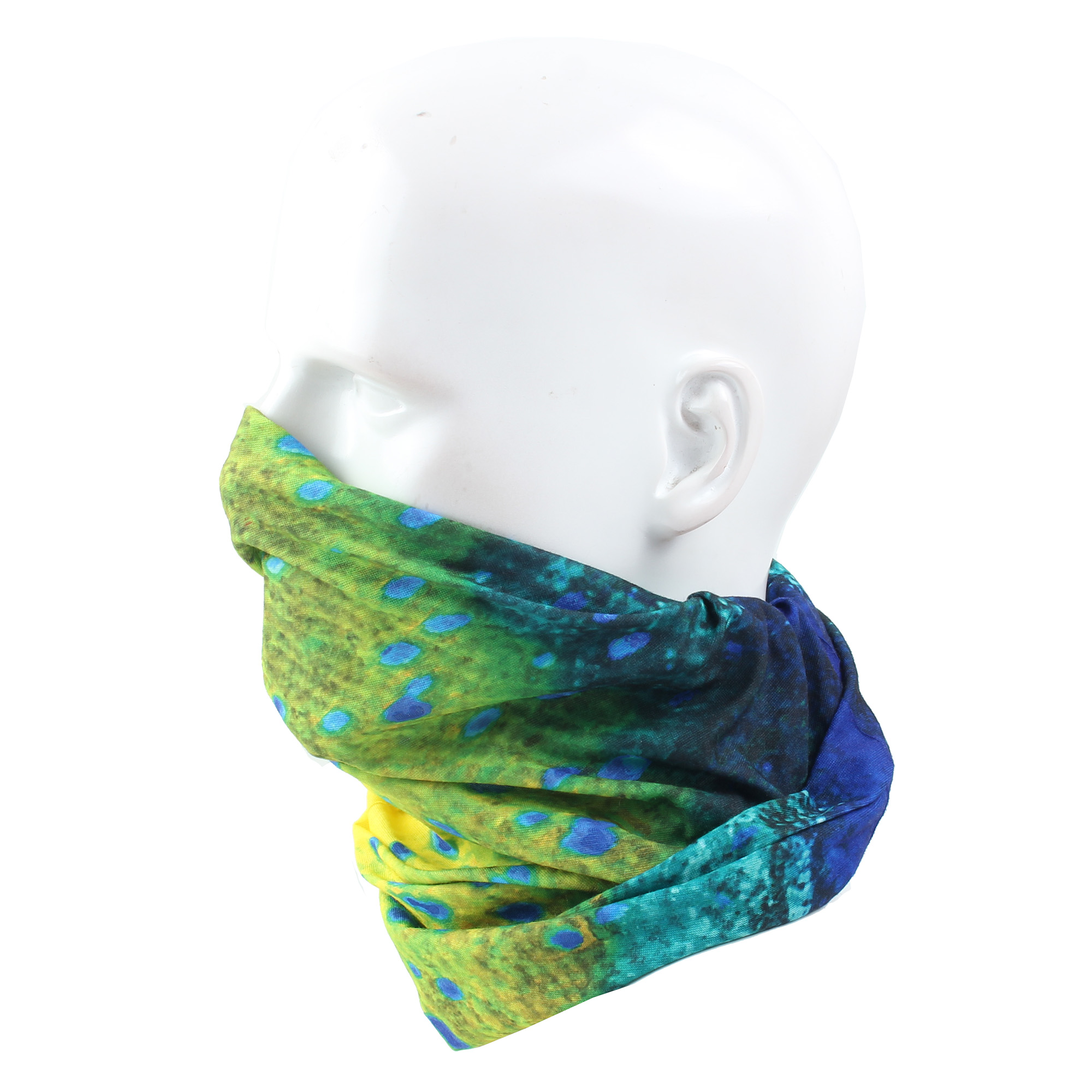 Fishing Headgear Tube Scarf Neck Gaiter with Coolmax Seamless Multifunctional