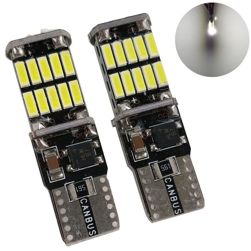 YN T10 W5W 12V 2PCS LED bulb automobile marker lamp width indicator for Volkswagen Passat Audi BMW
