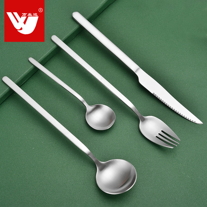 Classic matte high quality cutlery set