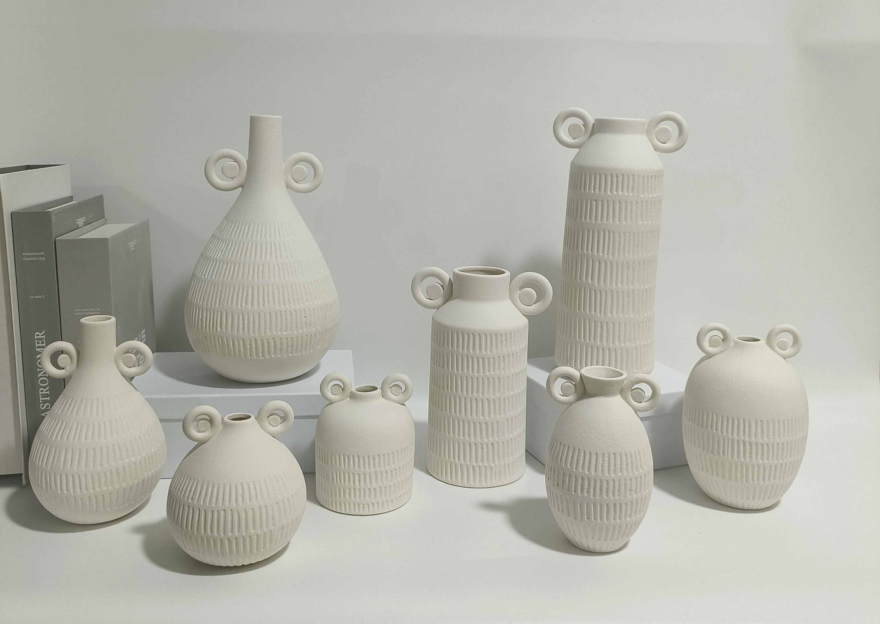 Ceramic decoration, ceramic christmas item,vase, candle holder