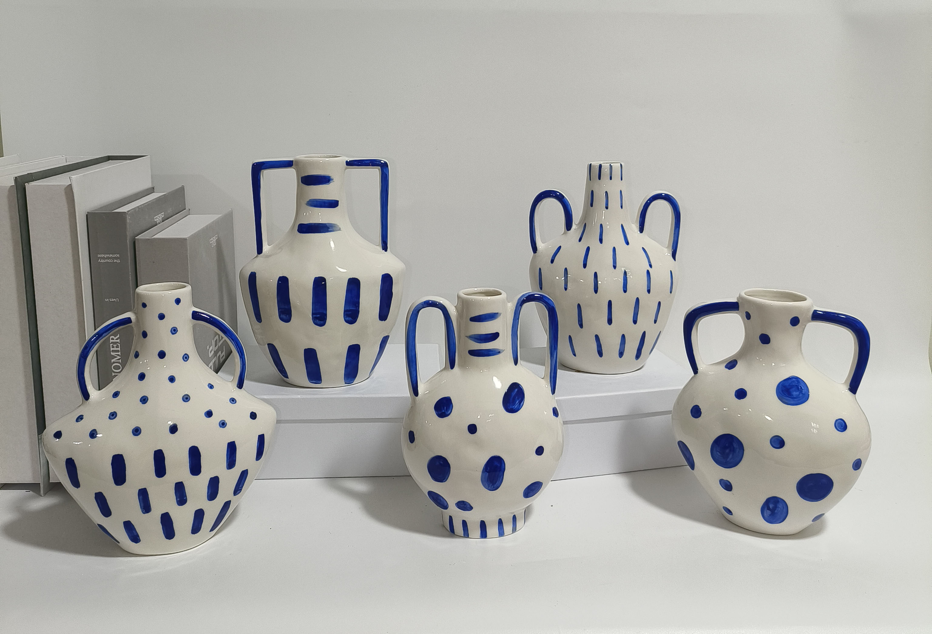 Ceramic decoration, ceramic christmas item,vase, candle holder