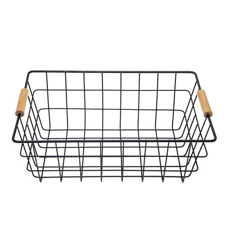 Basket Material: Metal + Wood New Product