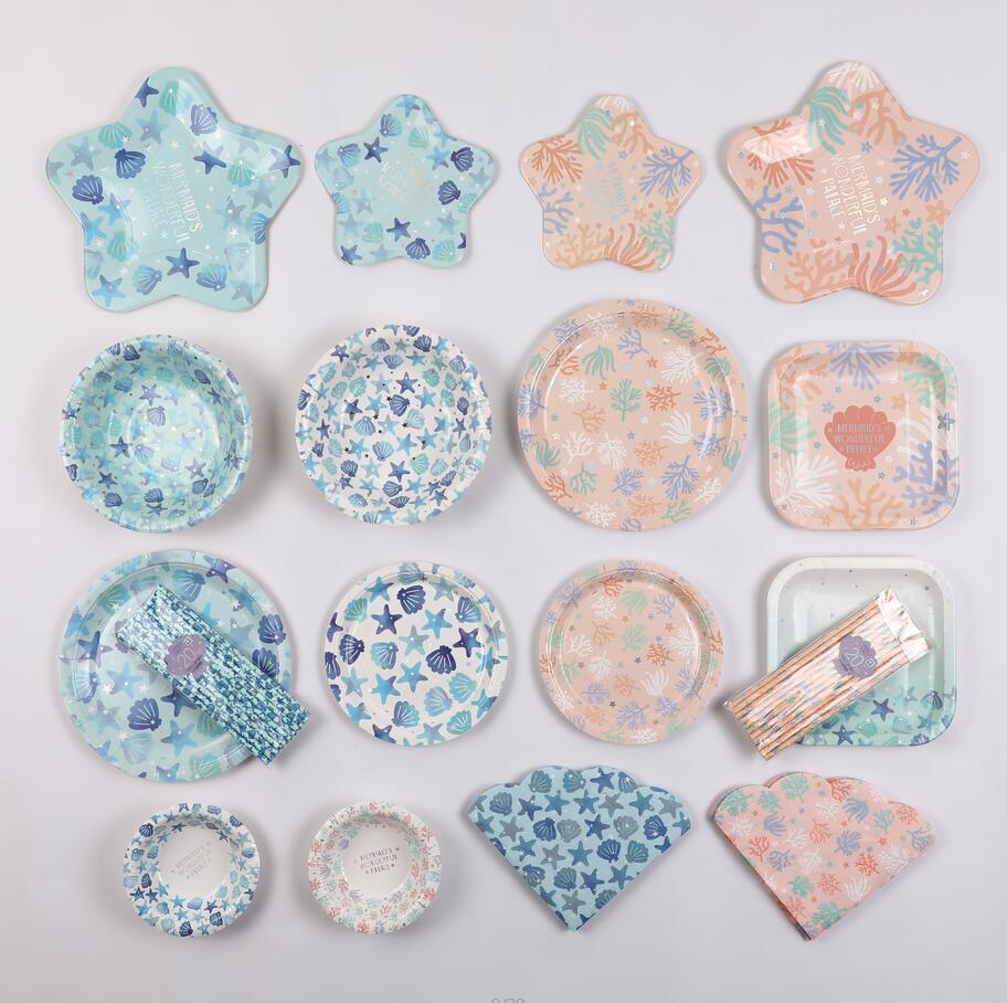 Sea Shell Party Tableware Set