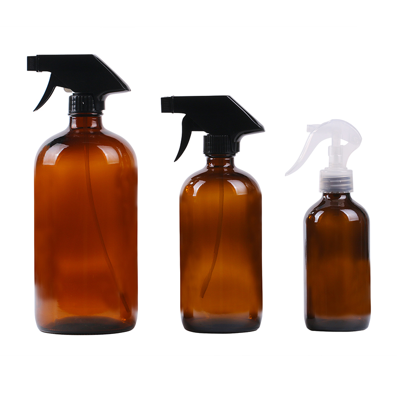 250ml 500ml amber glass spray bottle