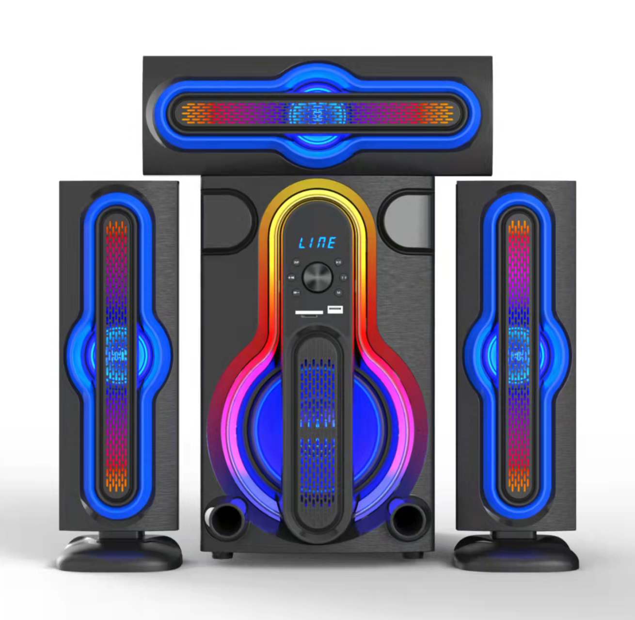 Hoxen High quality home theater speakers 5.1 home theater Multimedia speaker system