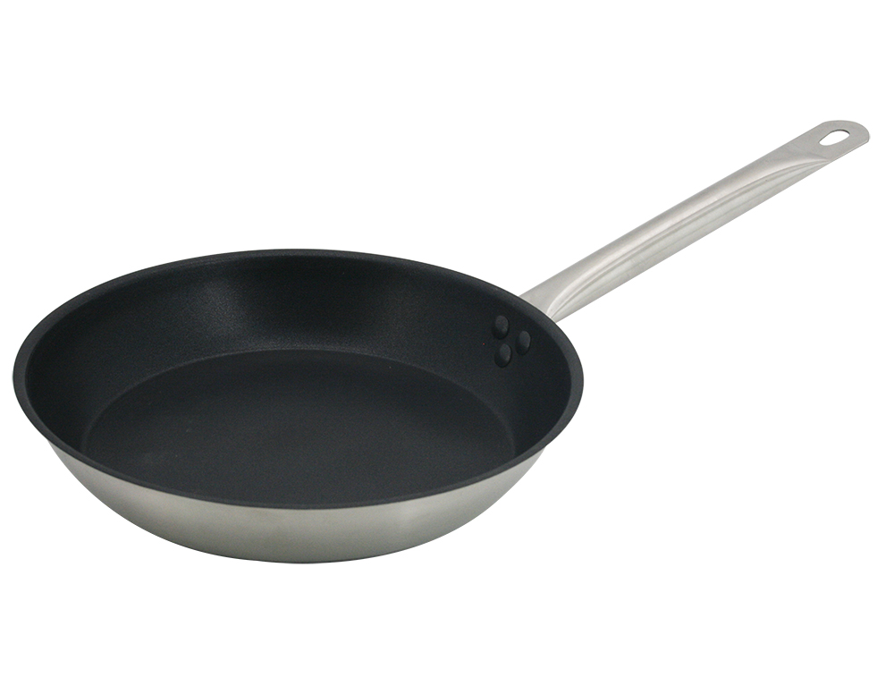 Alum Fry Pan W/Non-Stick-Sandwich Bottom