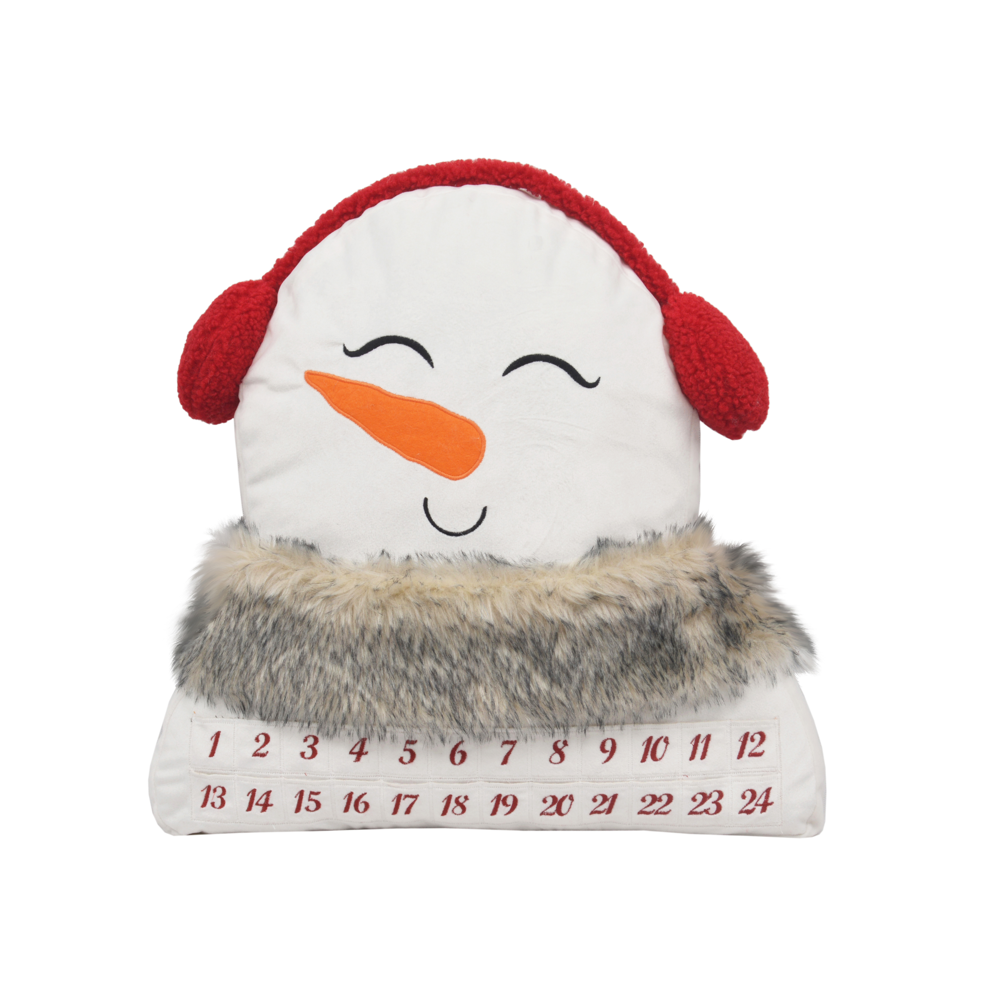 Snowman Calendar Pillow