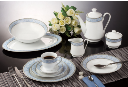 47PC round dinnerware