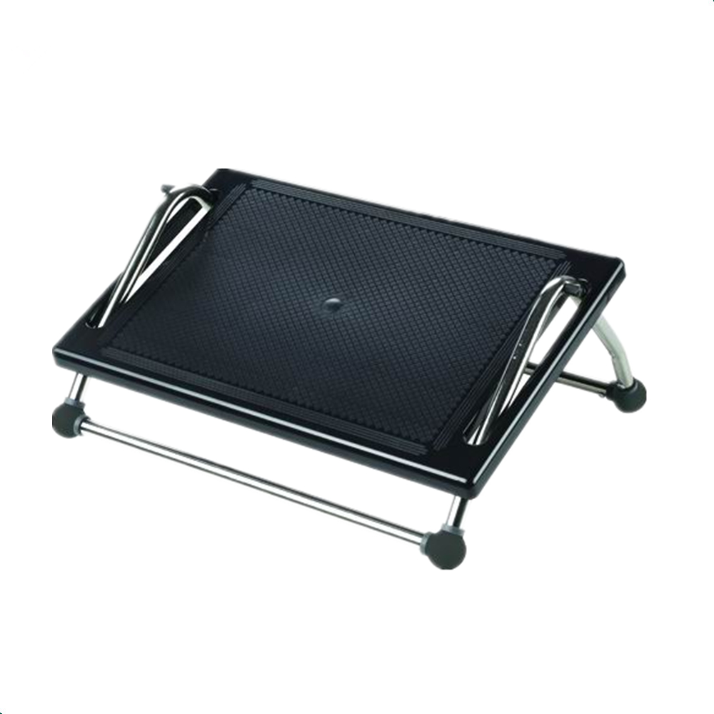Footrest foot rest with ergonomic design plastic material angle height adjustable