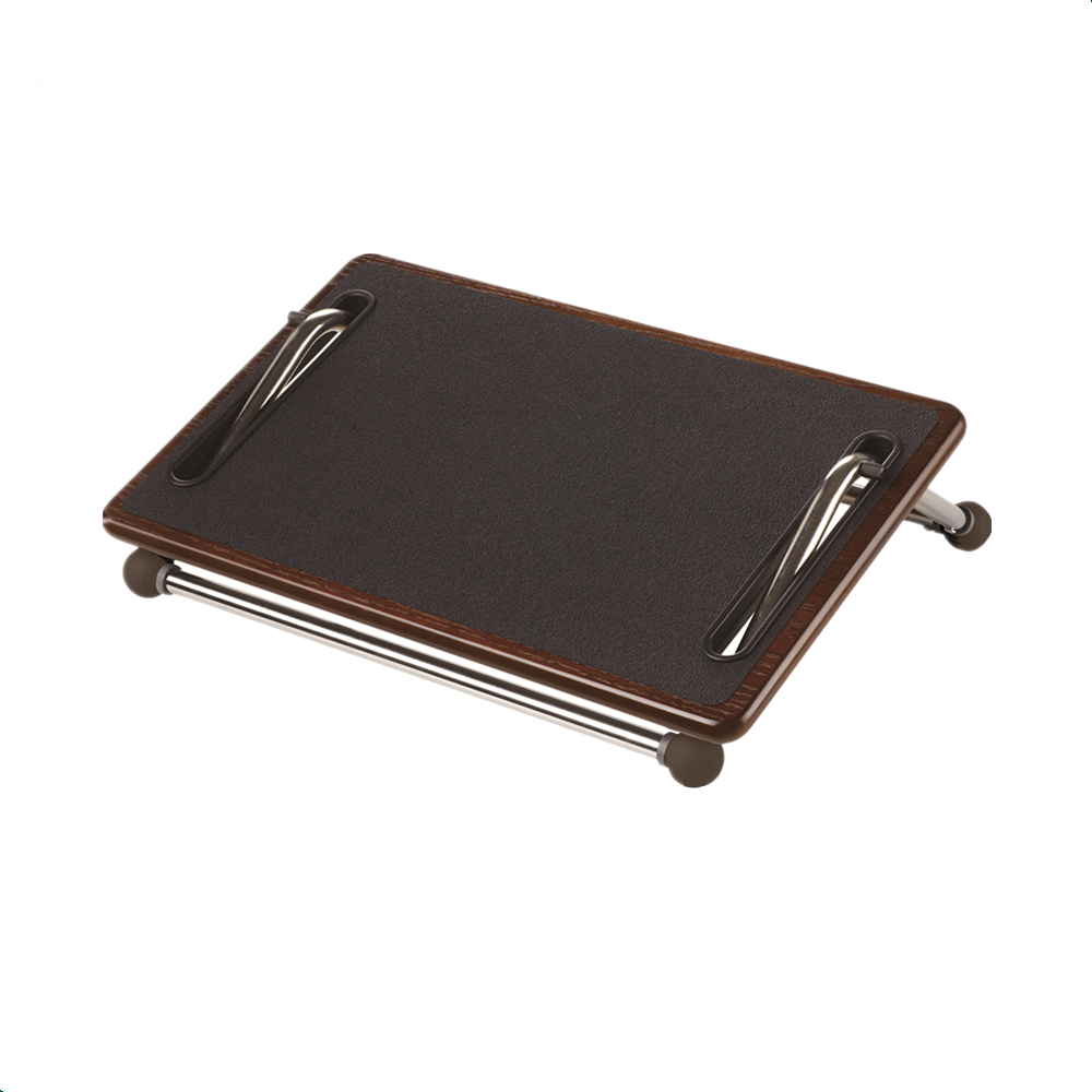 Footrest foot rest with ergonomic design plastic material angle adjustable