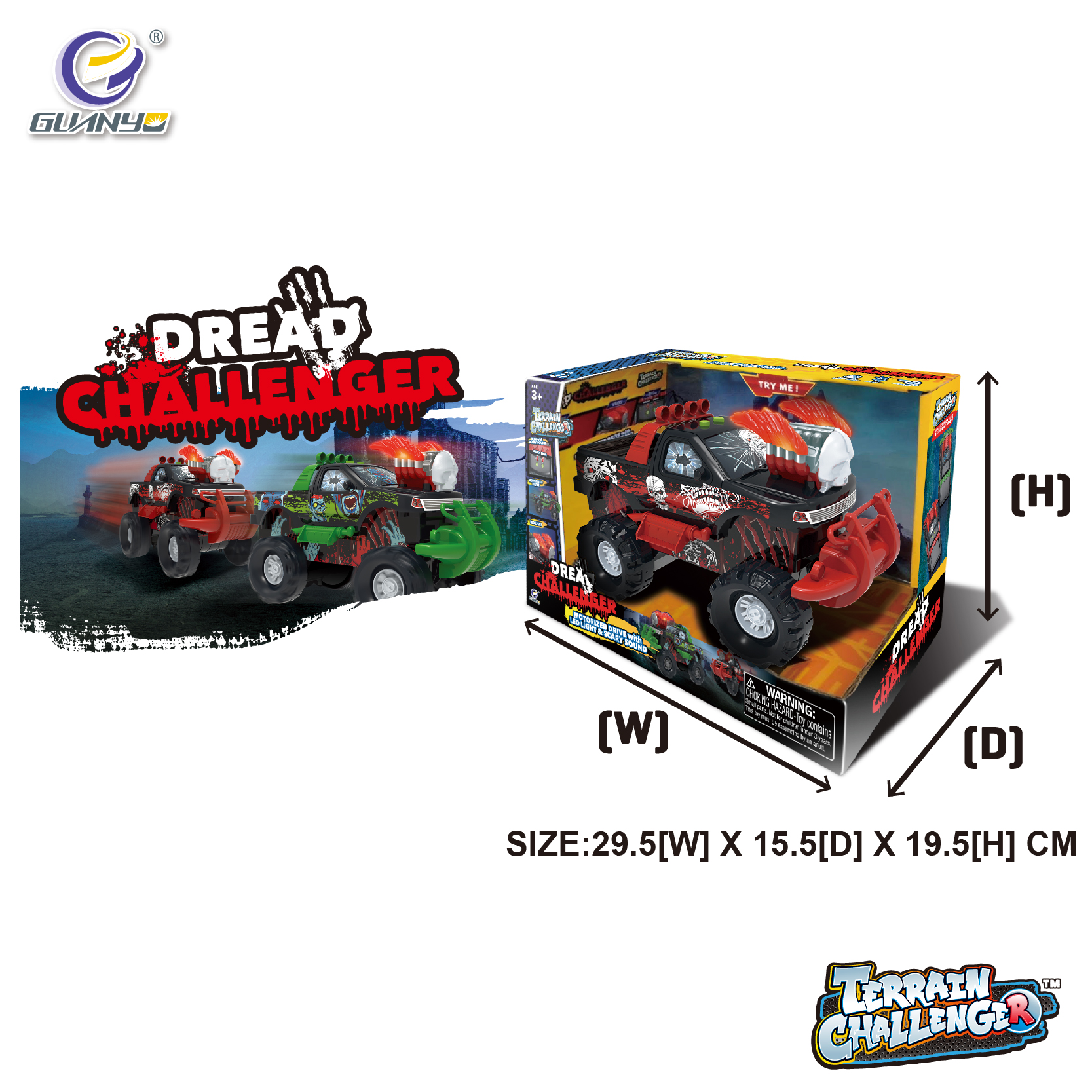 Toy car motorized drive Light and sound music