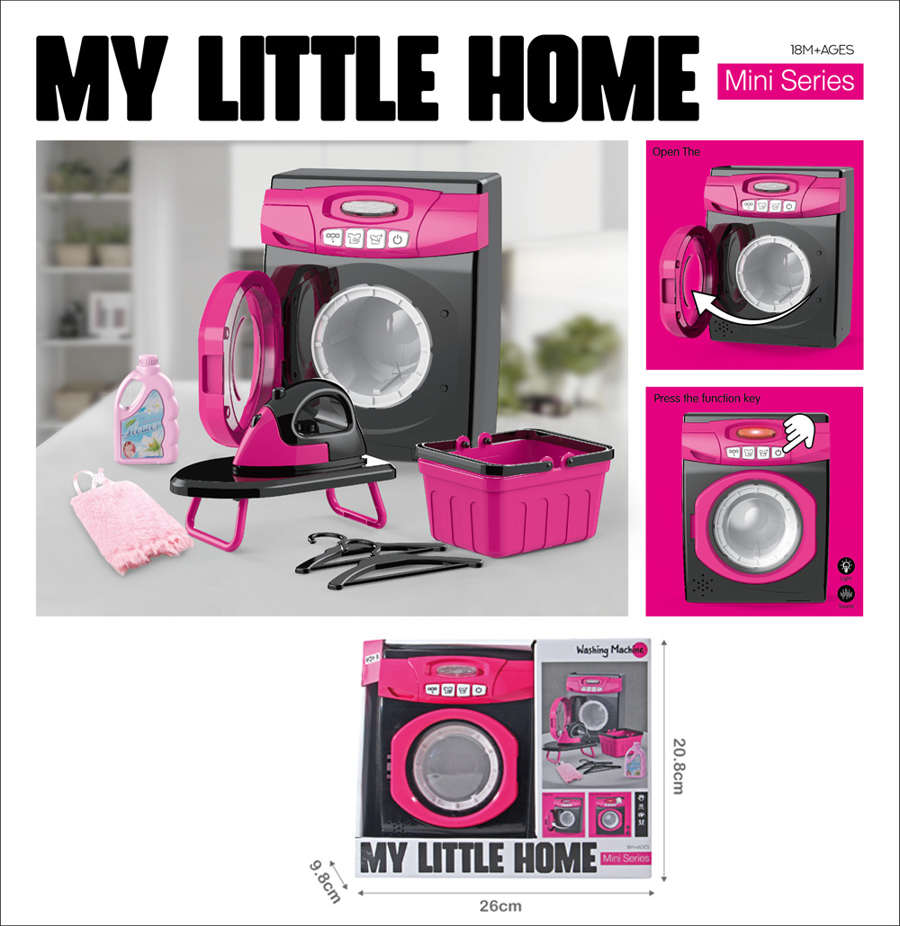 Washing machine set Play House - Lighting and sound -3AA- not include