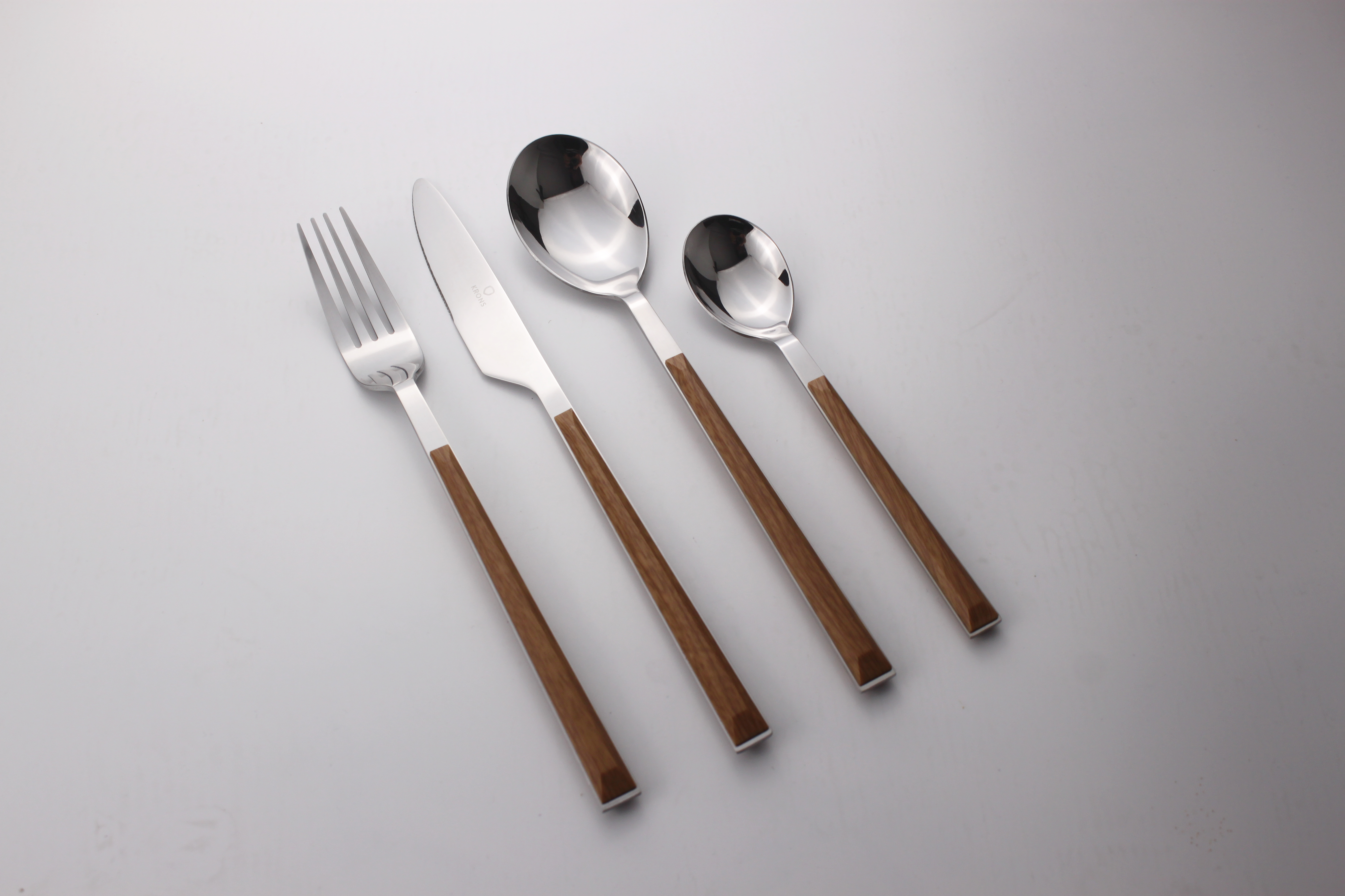 B001 Stainless Steel Cutlery with ABS handle, wooden handle