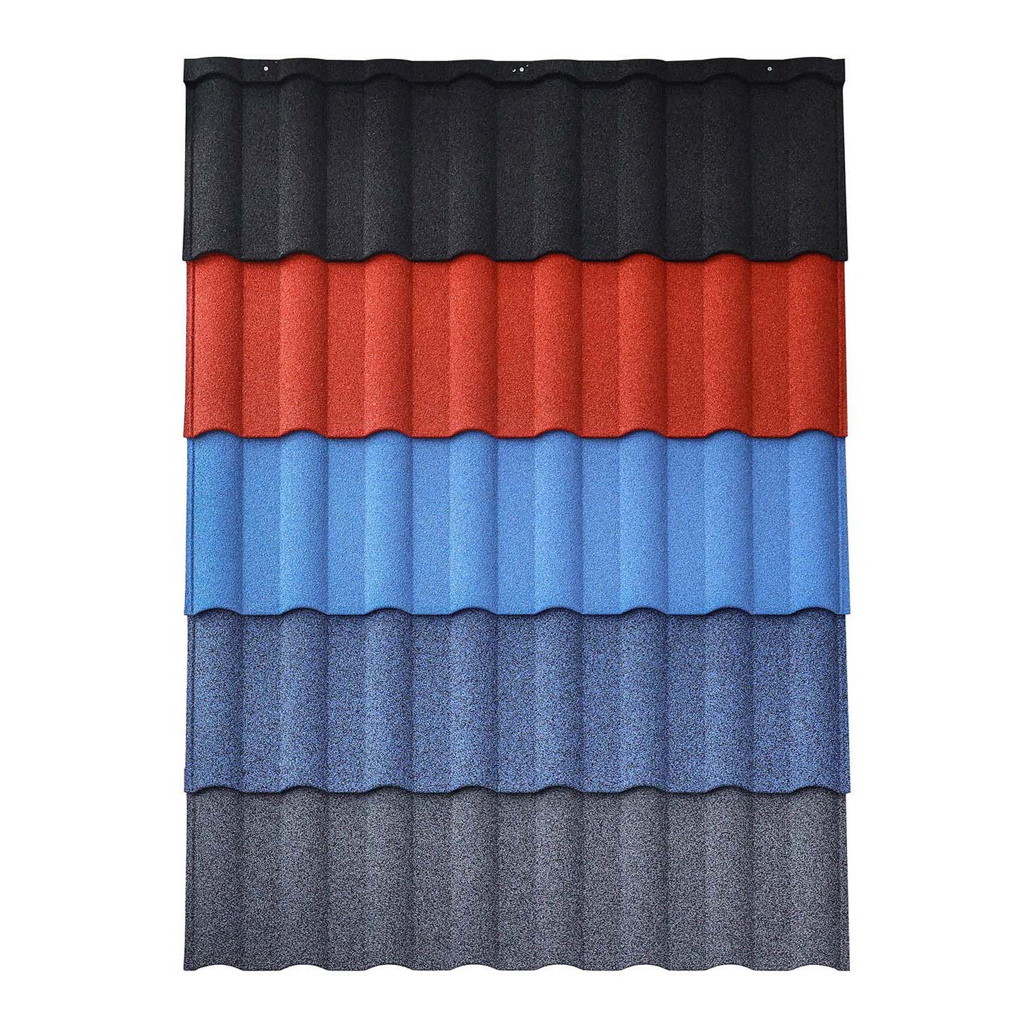 Milano stone coated metal roof tiles