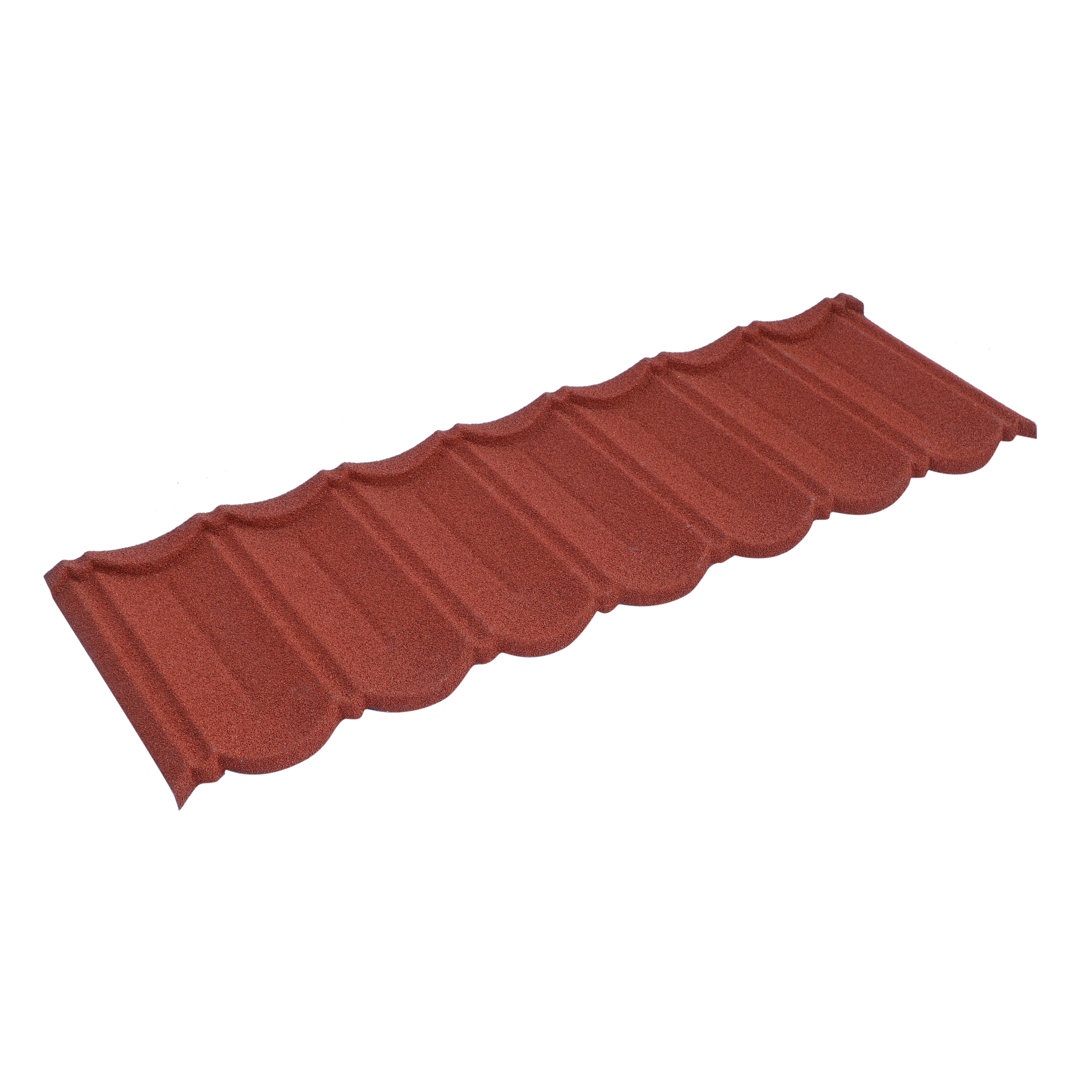 Bond stone coated metal roof tiles