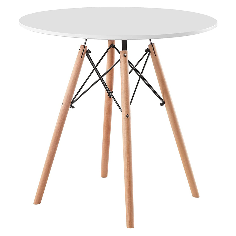 China Supplier MDF Top Cheap Dining Room Tables Kitchen Round Table For Restaurant
