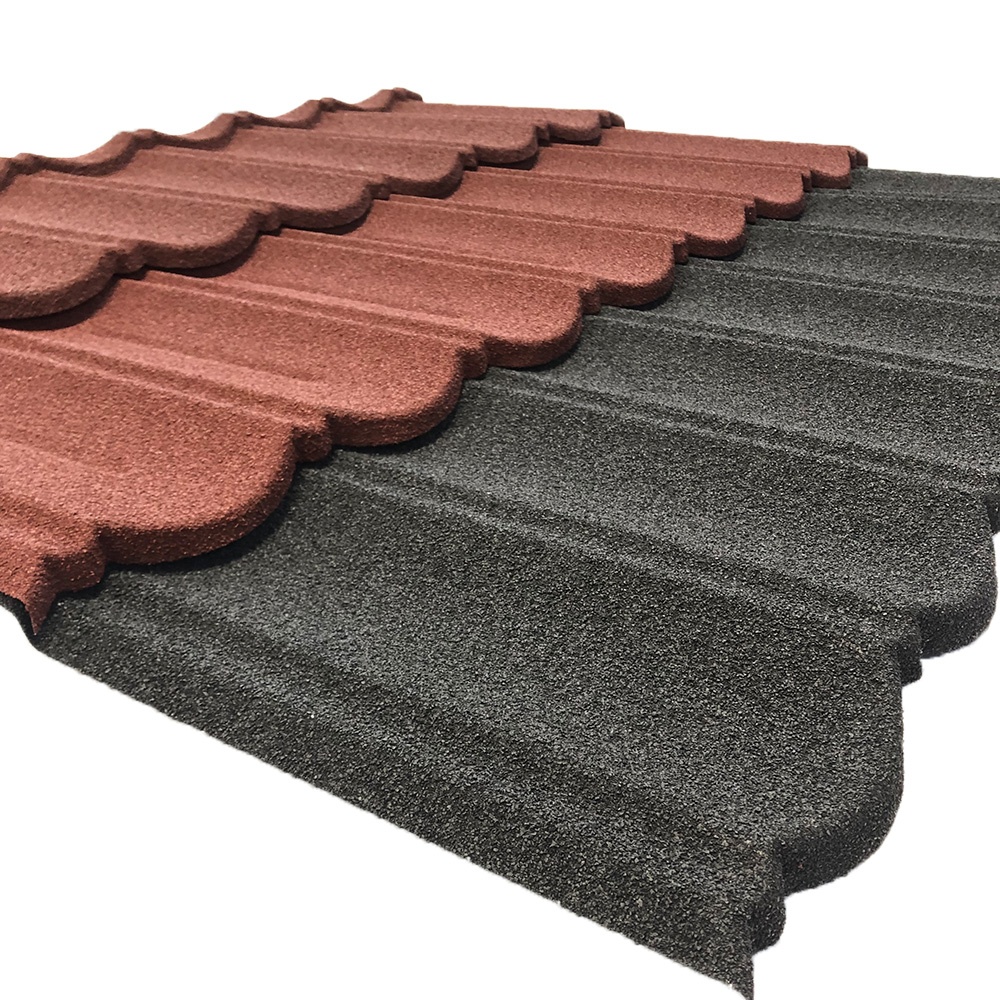 New Zealand Color Stone Coated Steel Metal Zinc Roofing Tiles in China