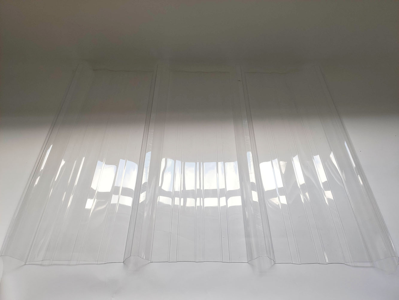 TR4 TR5 TR6 Polycarbonate profile tile match with Aluzinc Roofing Sheet