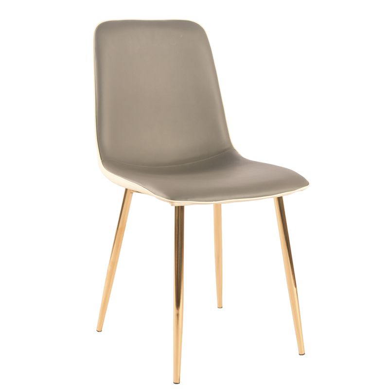Cheap Nordic Modern Luxury Furniture Dining Room Chairs Upholstered Dining Chair With Metal Leg Gold