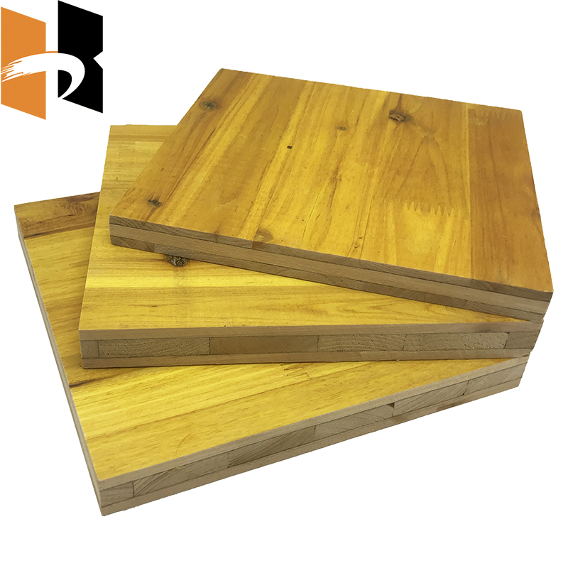 Spruce Fir Pine Core Shuttering 3Ply Yellow Formwork Board For Construction
