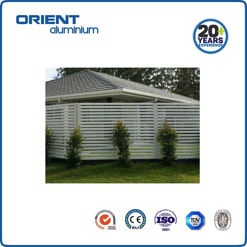 Factory price powder coated aluminum fence and gates