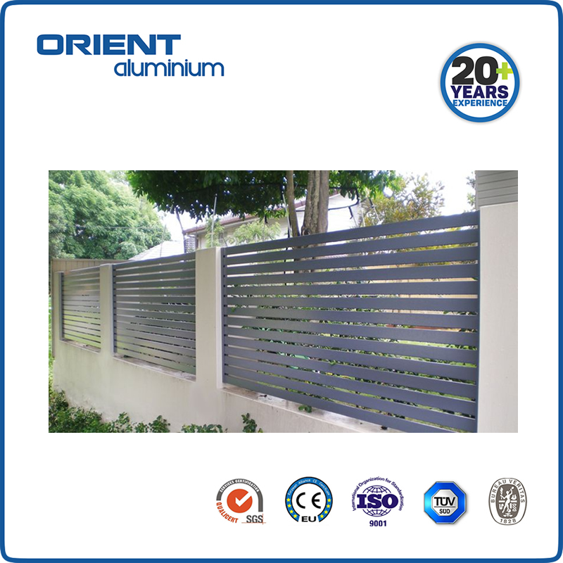 Aluminium Hot Sale House Farm Garden Gates Decorative Wood Panels Aluminum Fence
