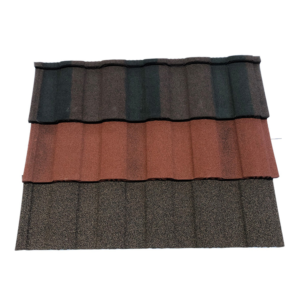 Roman Style Aluminum Zinc Purple Late Material Color Roofing Tiles