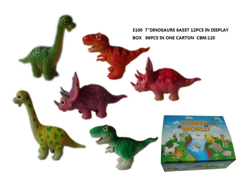 cartoon soft dinosaurs