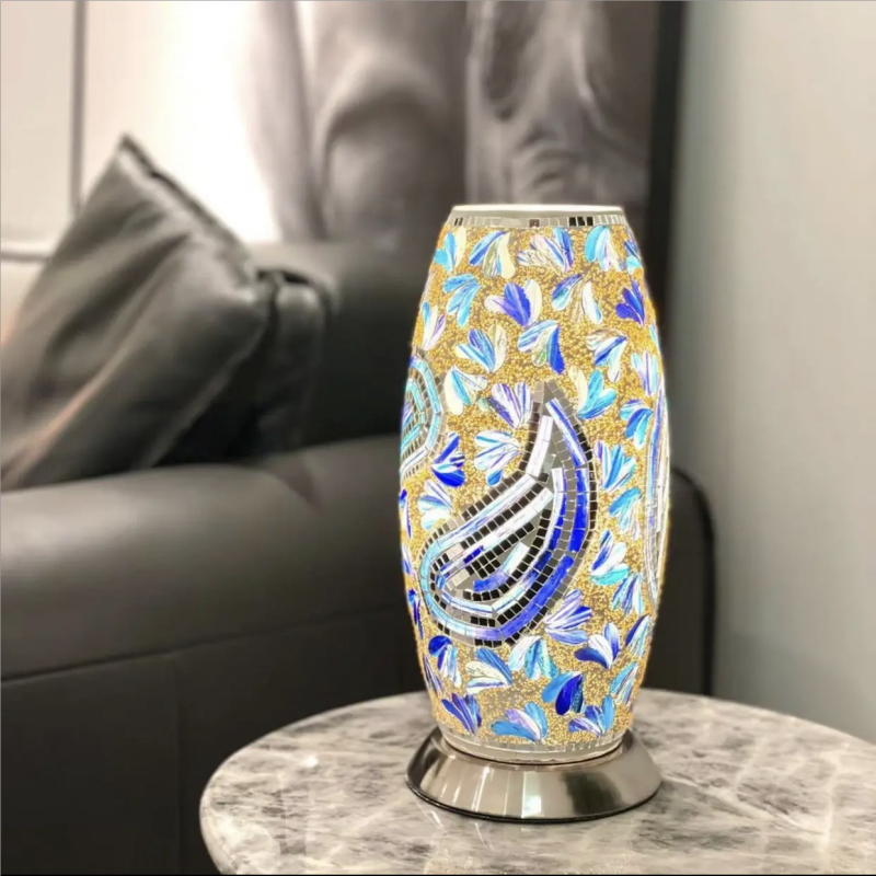 Table lamp glass table lamp Mosaic table lamp interior decoration table lamp