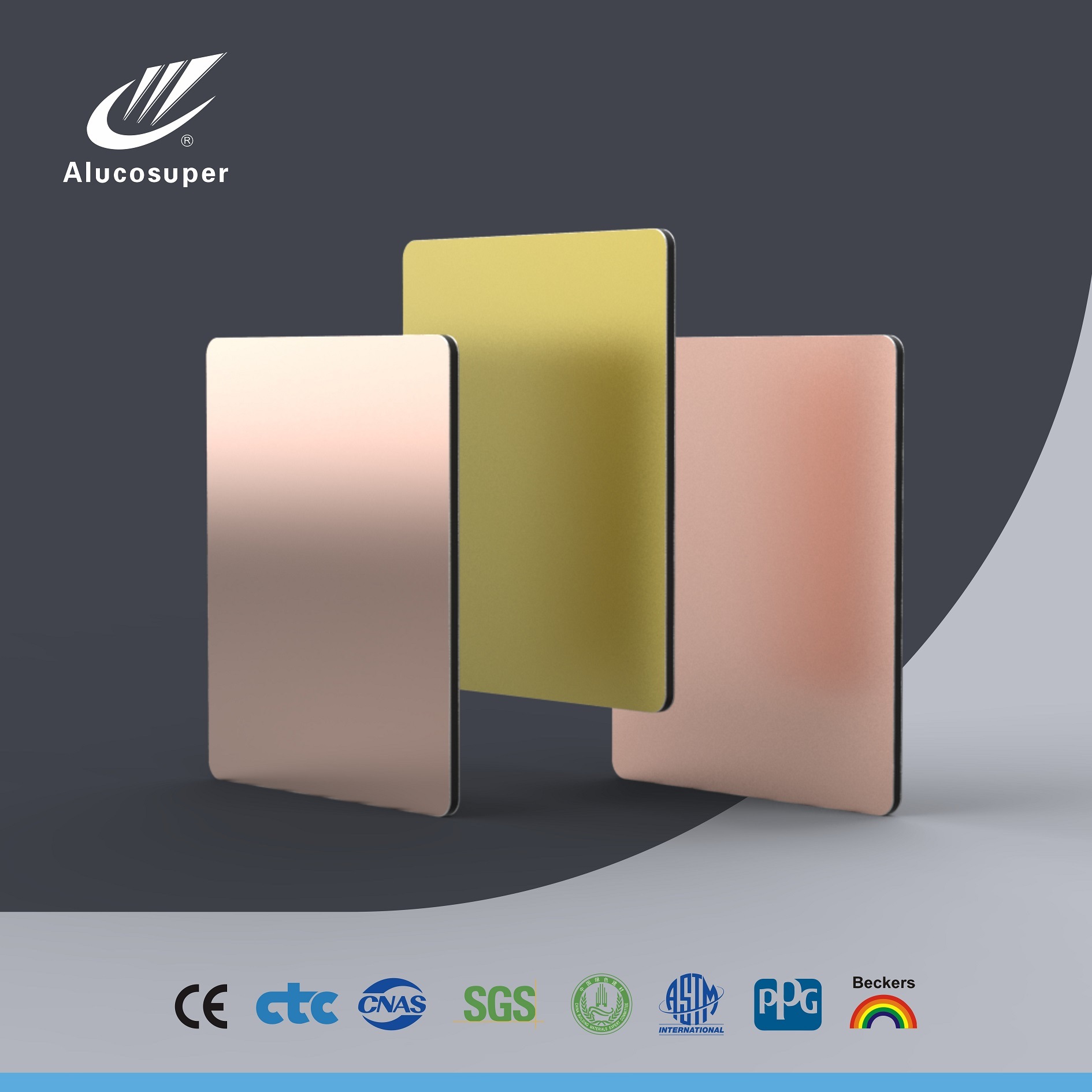 Copper aluminum composite panel