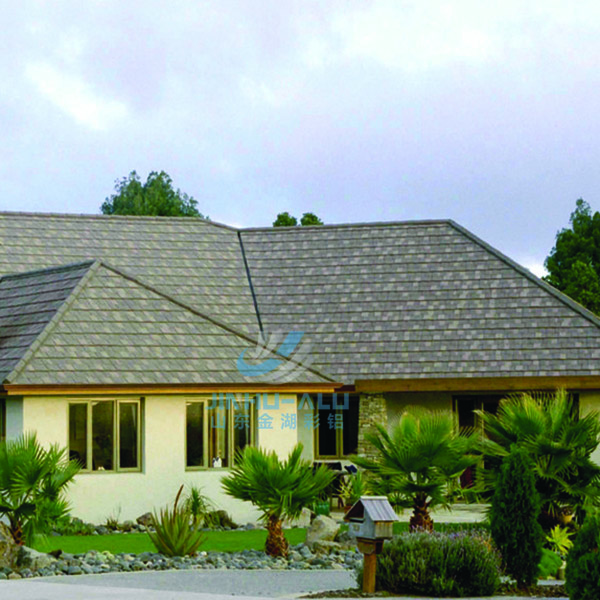 Wholesale Nature Sand Coating Aluminum-Zinc Steel Plate Stone Coated Metal Roof Tile