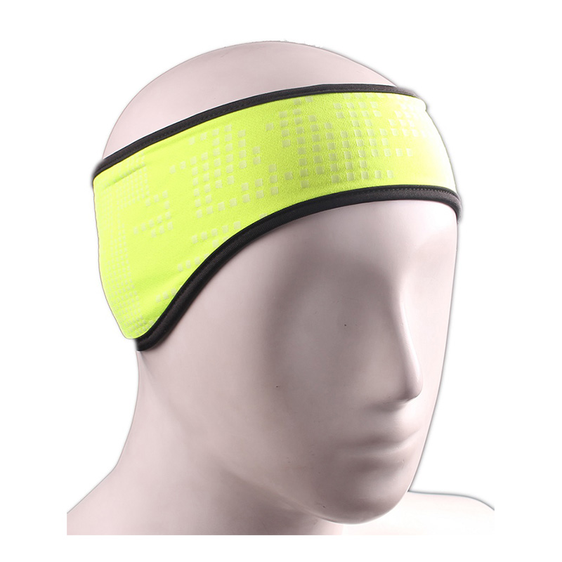 Reflective printing running yoga sport headband