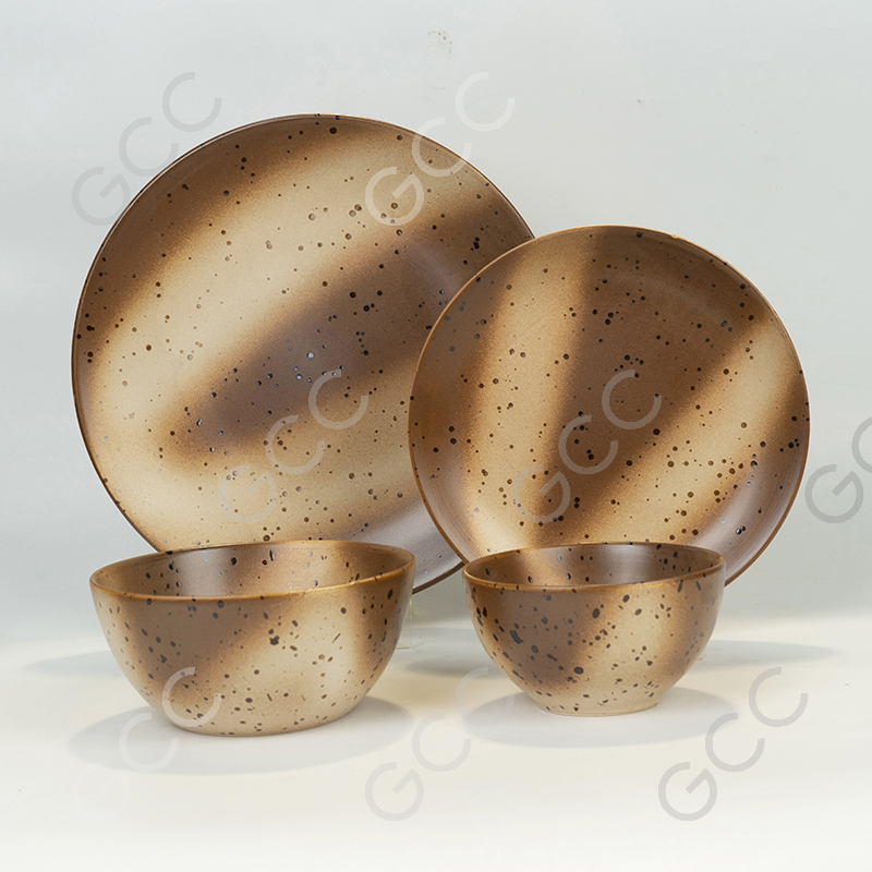 Reactive Glaze 16pcs Set,Place Setting