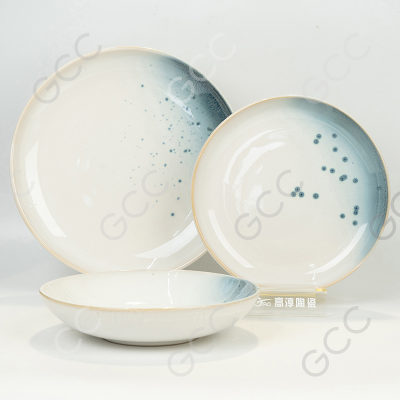 Reactive Glaze 16pcs Set,Place Setting