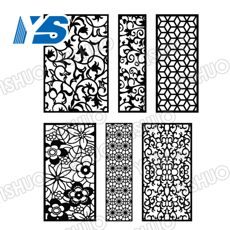 custom laser cut metal stainless steel fencing panels sheet solid metal fence panel