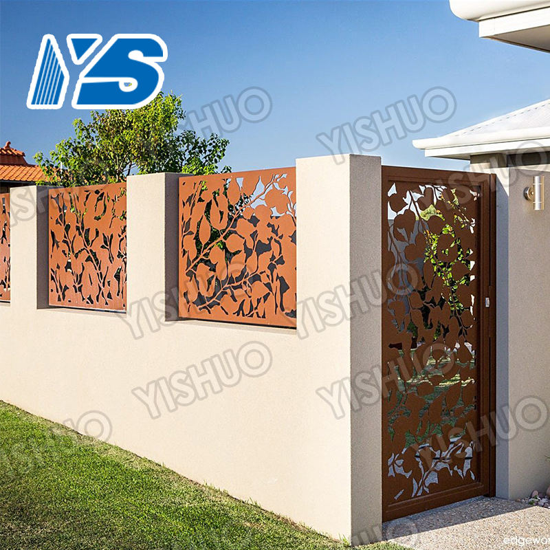 Custom Garden Fencing Trellis Gates laser cut fence