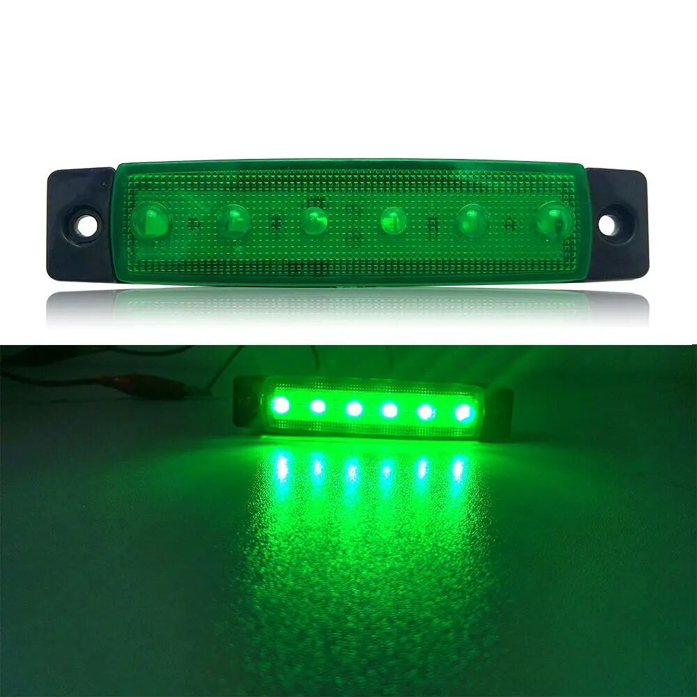 YN - BZL 12V 6 LED side marker signal lamp, for cars, trucks, motorcycles, buses, UTE, ATV, SUV etc.