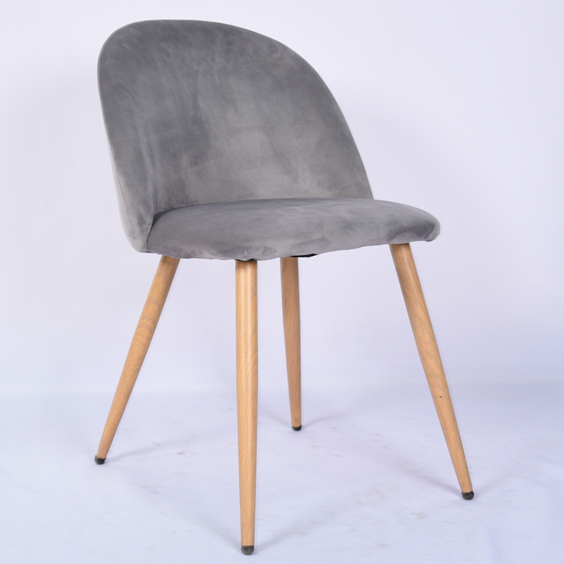 Hot Sale Modern Luxury Home Furniture Velvet Metal Chair For Restaurant Room Dining Chairs