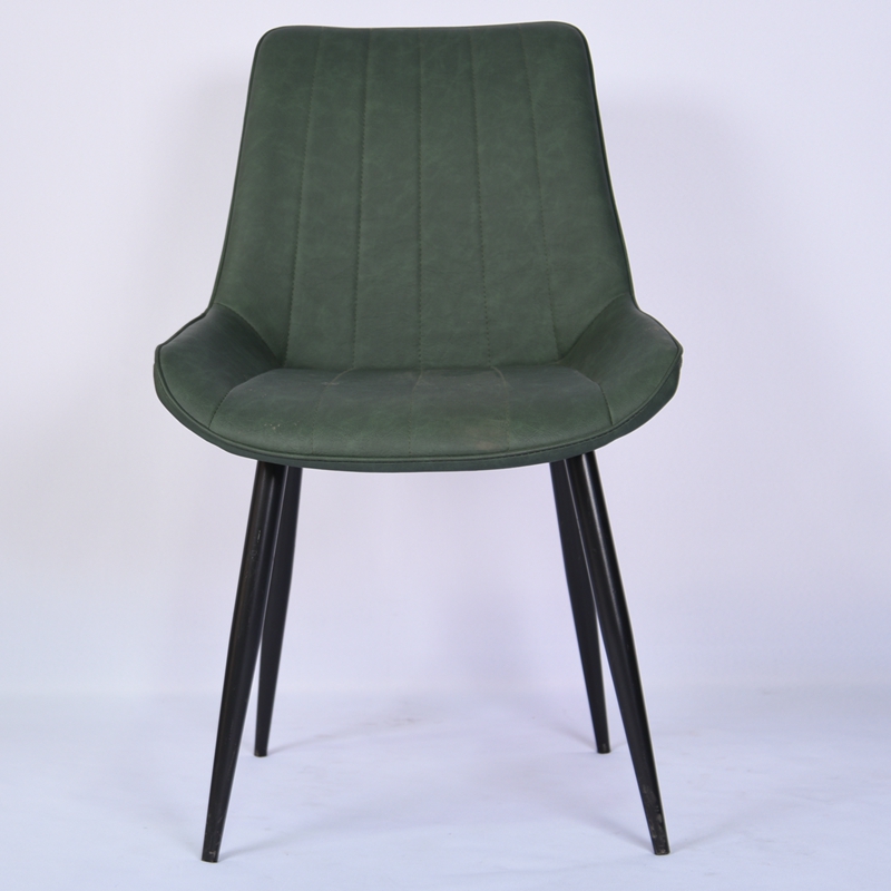 Wholesale Retro Accent Living Room Coffee Hotel Tub Pu Leather Dining Chair