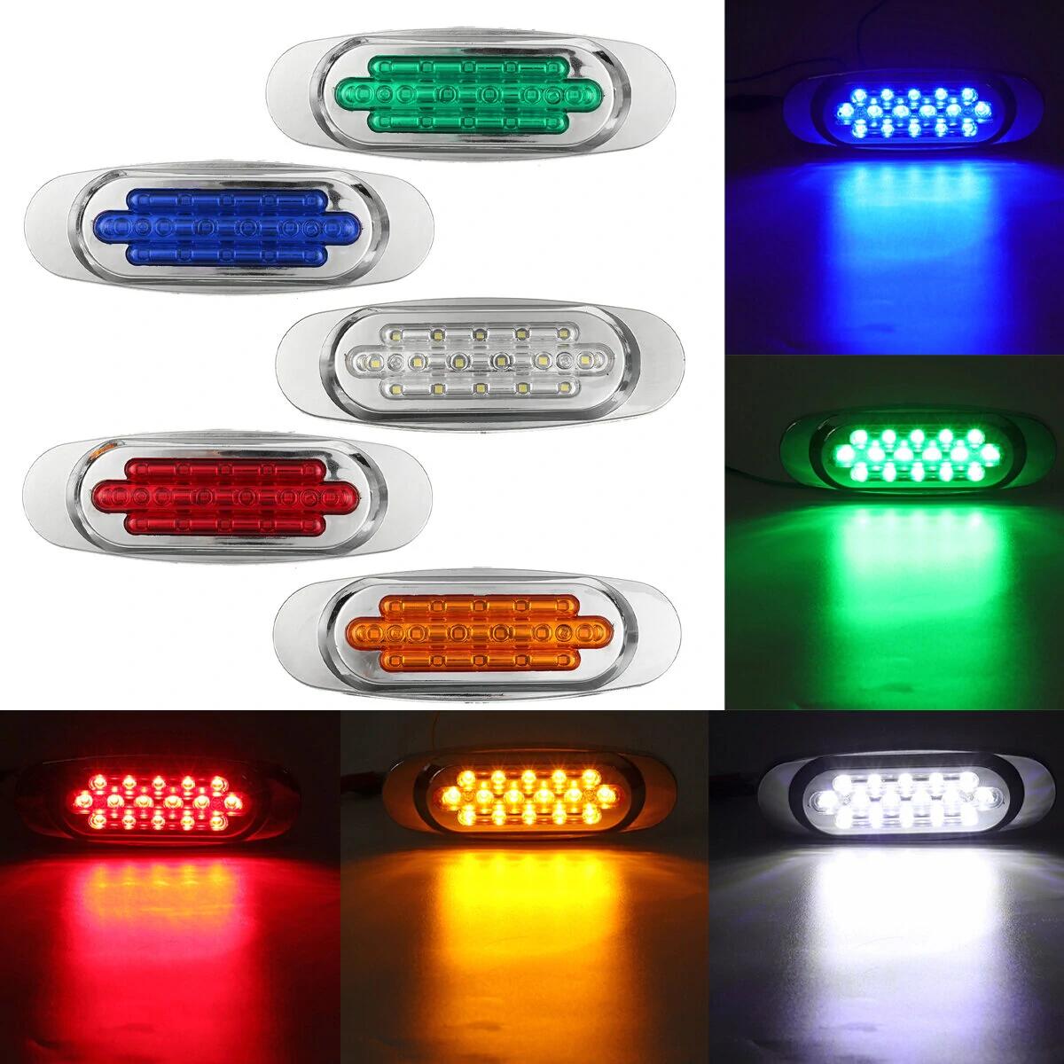 YN H64187 12V 24V 16LED side marker light indicator tail light, used for truck trailer, etc