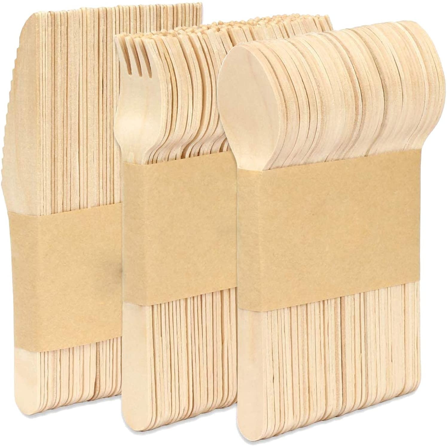 Disposable Wooden Cutlery wooden fork knife spoon
