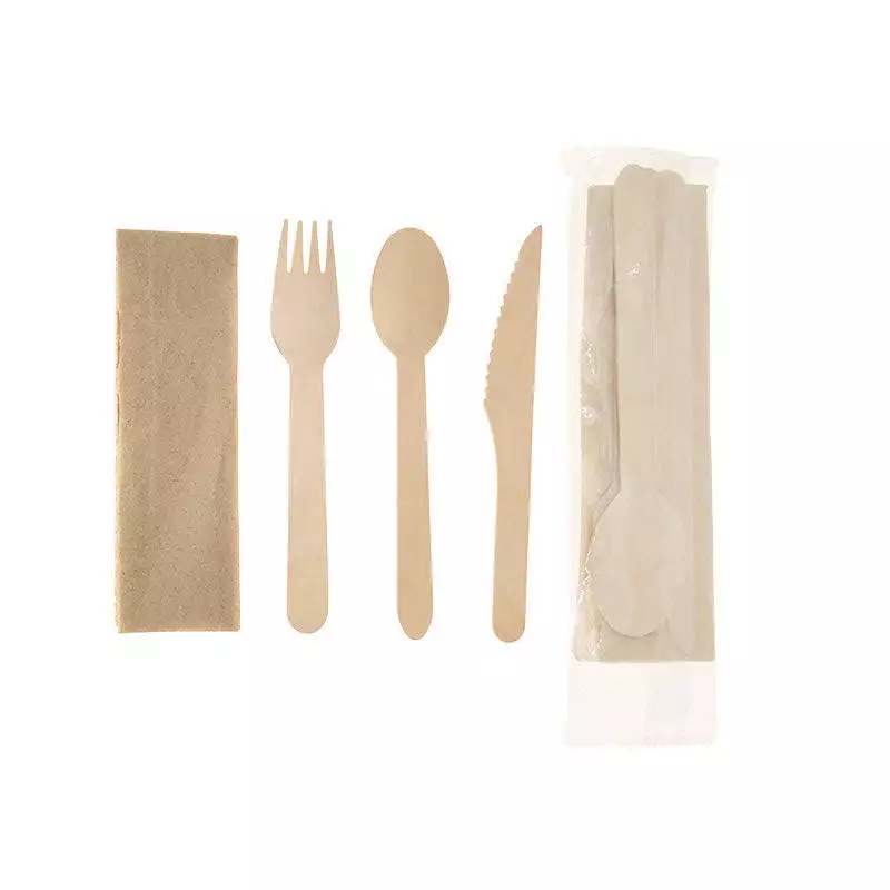 Disposable Individual Packing Wooden Cutlery wooden spoon