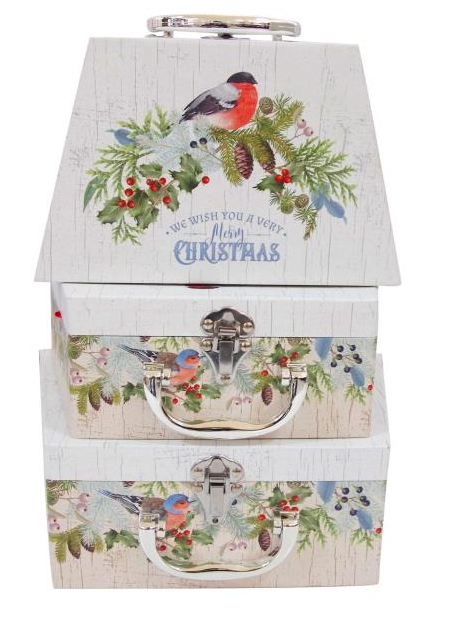 Christmas suitcase gift box