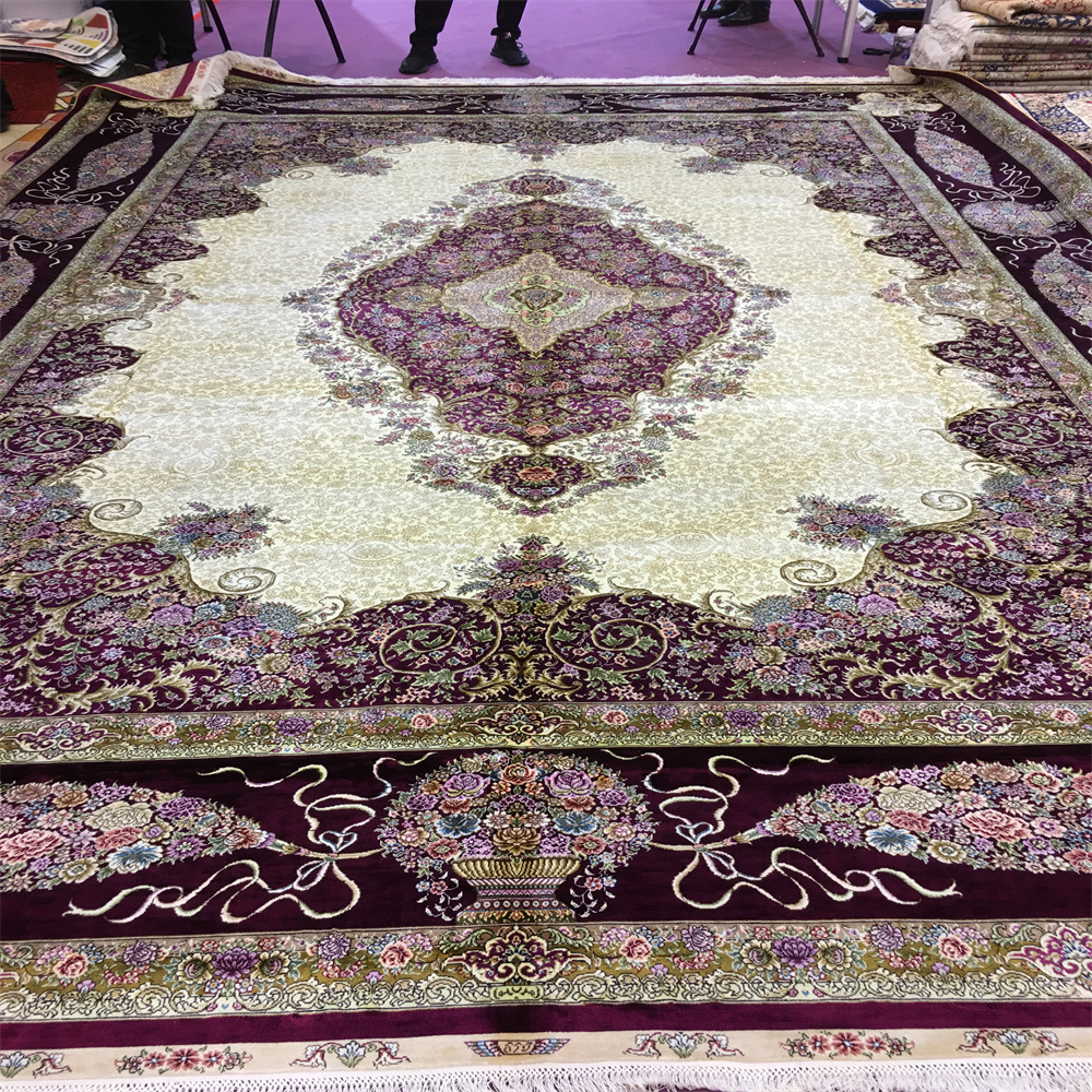 Persian Splendor 10x14ft handmade silk persian carpet luxury collection silk carpet