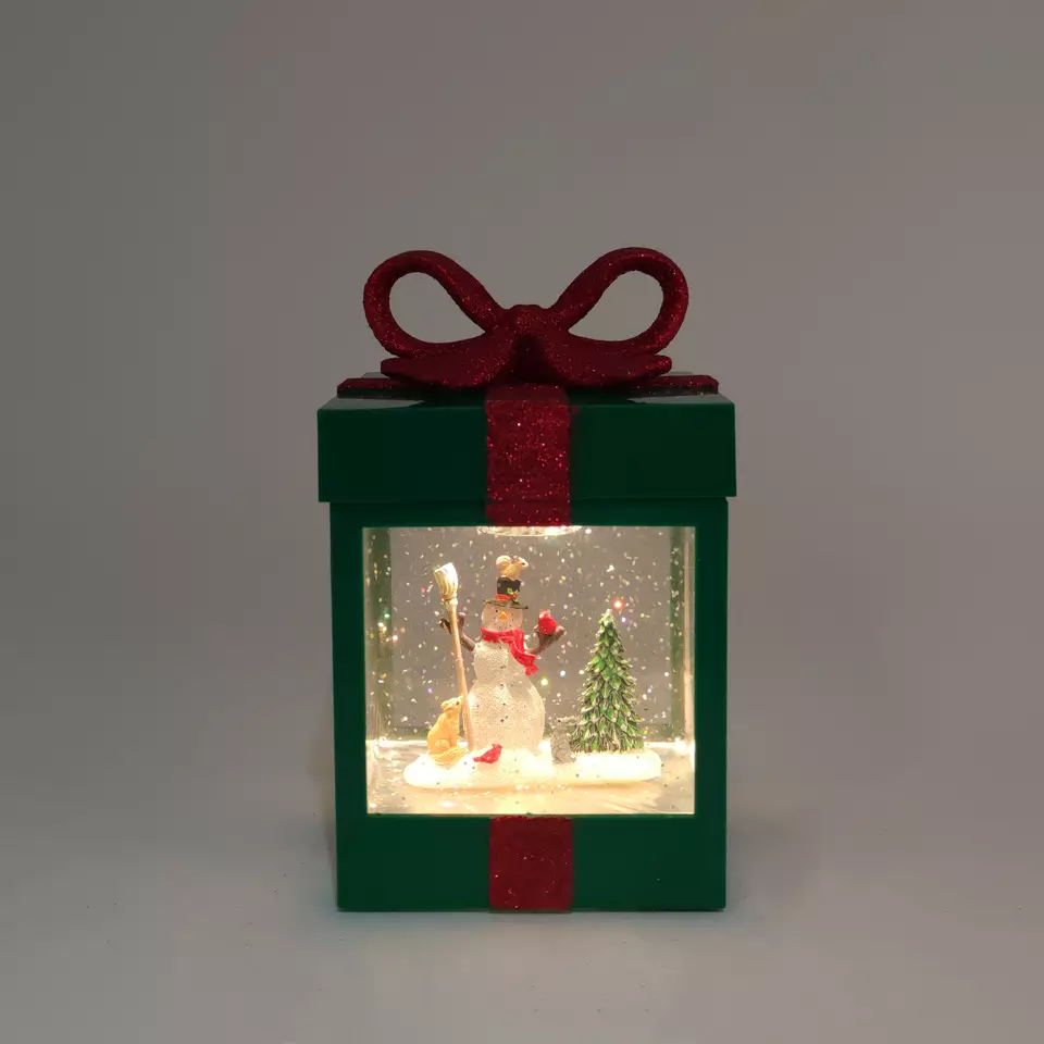 Musical Water Globe Lantern | Christmas Table Ambience Decorative Light | Hot-selling Holiday Gift