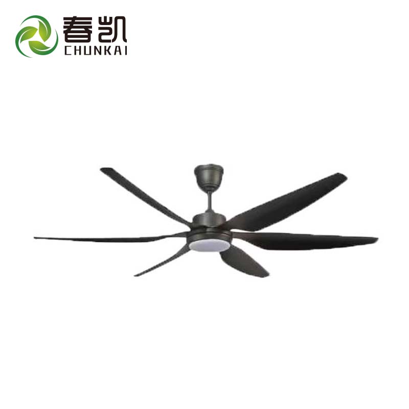 Decorative home 48 inch 6 ABS fan blade DC motor remote control ceiling fan with light
