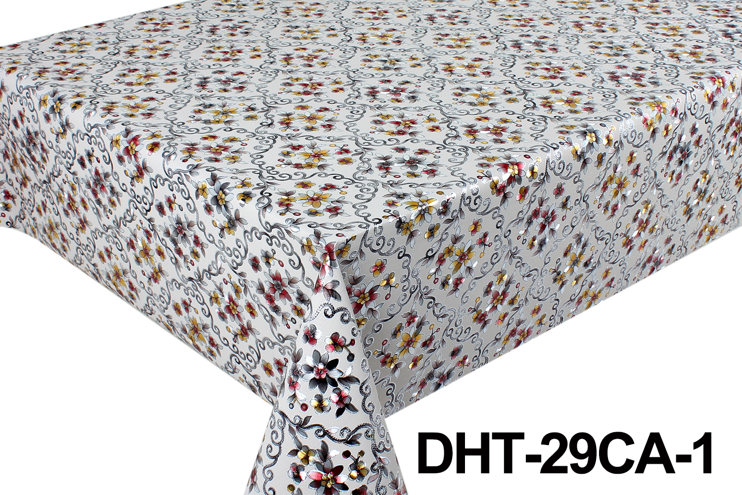 PVC Tablecloth with Fabric Backing