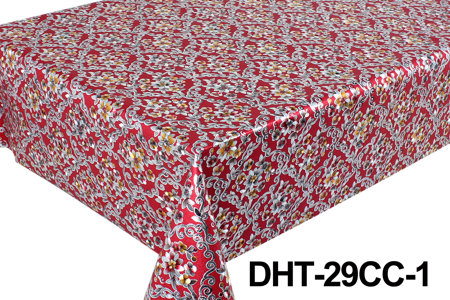 PVC Tablecloth with Fabric Backing