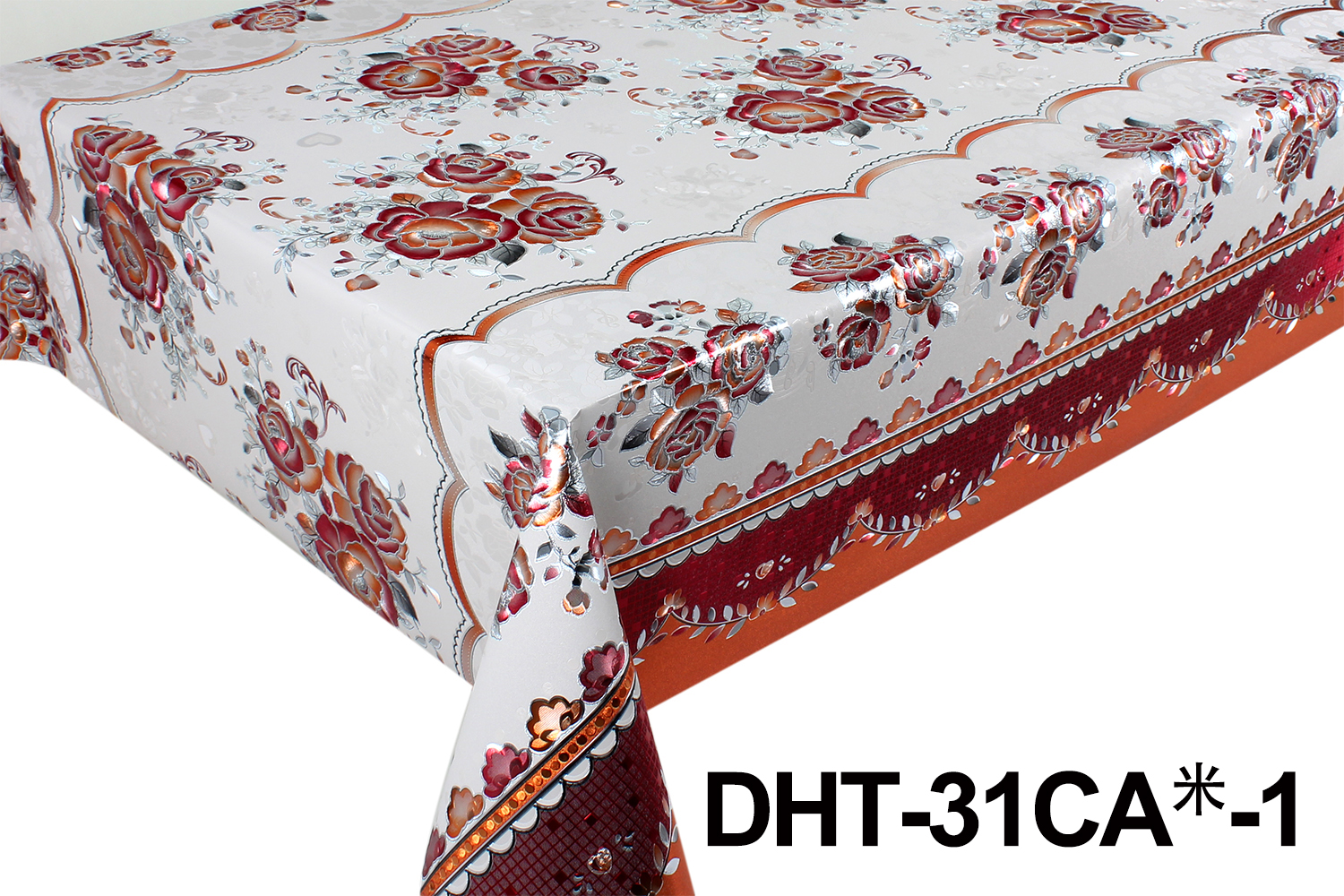 PVC Tablecloth with Fabric Backing