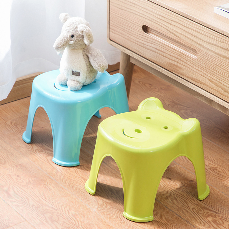 Plastic stackable strong stool dining stool non-slip stool